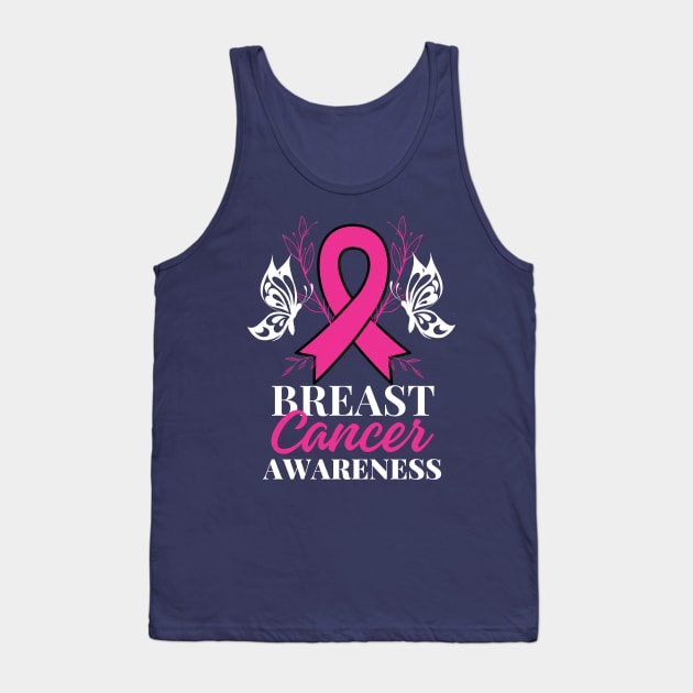 Hate Survivor -  Breast Cancer Awareness Tank Top by Syntax Wear